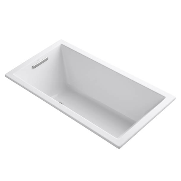 Kohler Underscore® 66" x 32" Undermount Soaking Acrylic Bathtub